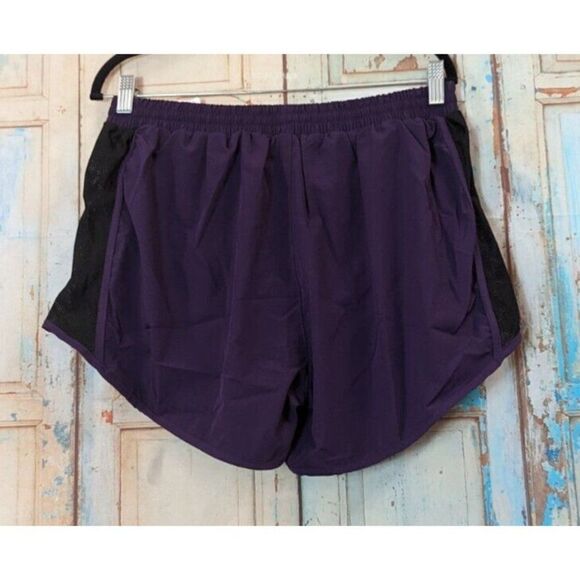Anngoti Womens Size XL Purple Elastic Waist Running Training Athletic Shorts - Picture 3 of 8